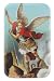 Religious Magnet - Saint Michael - 1and 3/4"x2and3/4" - A Cromo NB (Milano, Italy) protected by a mylar film