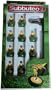 Subbuteo squadra ufficiale giallo e verde - per il classico gioco di calcio da tavolo. Importato dal Regno Unito.