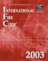 International Fire Code 2003