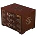 Handmade Decorative Brass & Wood Jewelry Box - Chinese 