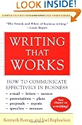 Writing That Works, 3e: How to Communicate Effectively in Business