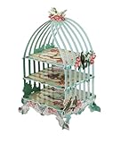 Pastries & Pearls PRL-BIRDCAGEUS - Soporte de cartón plegable para pasteles (3 pisos, altura