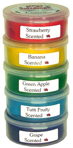 Mary's Natural Softdough Set - Fruit Scents, Set of 5
