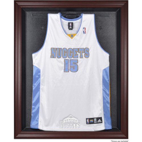 Mounted Memories Denver Nuggets Mahogany Framed Team Logo Jersey Display Case (Jersey Not Included)