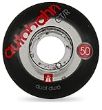 Autobahn 97A / 101A - Dual Duro GTR (Set of 4) Skateboard Wheels - 50mm - Black