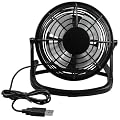 mumbi USB Ventilator - Mini USB Fan schwarz f�r den Schreibtisch mit An/Aus-Schalter