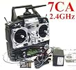 Futaba 7C 7ch 2.4 GHz FASST Airplane Radio w/4 S3004 Servos