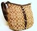 Coach Chelsea Signature Khaki Brown Duffle Shoulder - Crossbody Handbag 14446