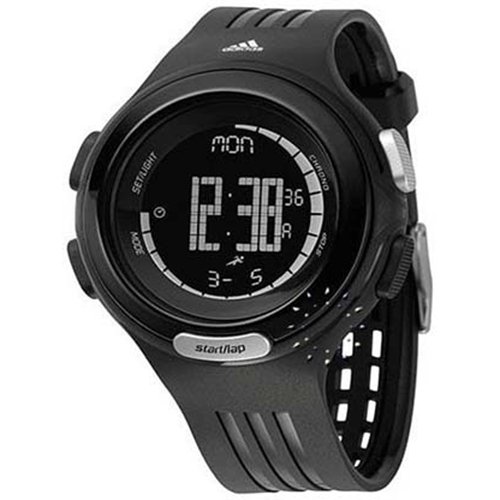 Adidas Men's RESPONSE ADP3017 Black Resin Quartz Watch with Black Dial