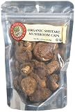 Aromatica Organics Shitake Mushroom Caps, 1.25-Ounce Bags (Pack of 6)