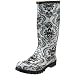 Nomad Women's Puddles II Rain Boot,White/Black Floral,8 M US