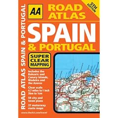 AA Road Atlas Spain and Portugal (AA Atlases and Maps)