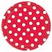 Red Polka Dot Dinner Plates