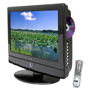 Pyle Home PTC166LD 15.6-Inch LCD HDTV with Built-In DVD Player by Pyle