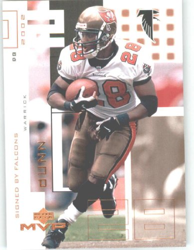 2002 Upper Deck MVP #14 Warrick Dunn - Atlanta Falcons (Football Cards)