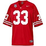 Nike Ohio State Buckeyes #33 Scarlet 2008 BCS National Championship Replica Football Jersey