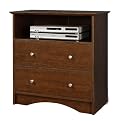 Wood Entertainment Center - Brown