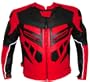 NEW MOTORCYCLE SPEED RACING ARMOR LEATHER JACKET Red