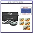 Digital Concepts 62mm +1 +2 +4 +10 Close-Up Macro Filter Set with Pouch For Specific Sigma Lenses (Models Specified In Description) + Willoughby's Microfiber Cleaning Cloth