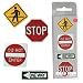 Road Sign Magnet 4-Piece Set