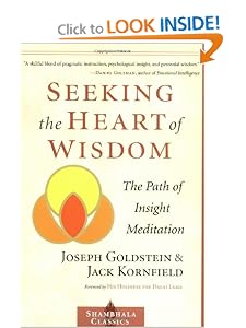 Seeking the Heart of Wisdom: The Path of Insight Meditation (Shambhala Classics) [Paperback] — by Joseph Goldstein (Author), Jack Kornfield (Author), Dalai Lama (Foreword), Robert K. Hall M.D. (Foreword)