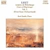 Liszt: Years of Pilgrimage, Vol. 1