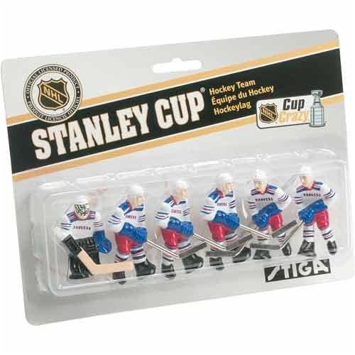 Stiga New York Rangers Table Rod Hockey Players