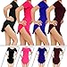 RiverPanda Women's Casual Beach Short Sleeve Side Slit Tunic Mini T Shirt Dress