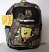 Zipper Pants - SpongeBob Square Pants Camouflage Back Pack with Bonus Zipper Pouch