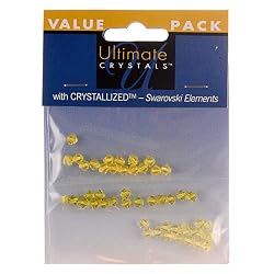 Swarovski Bicone Mix Yellow Limes, 4mm, 48pc Pkg (Pack of 1)