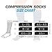 Abco Tech Compression Socks (1 Pair), Blue, Medium