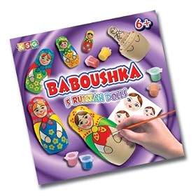 KSG Arts and Crafts Baboushka 0925 Russian Doll Painting Kit