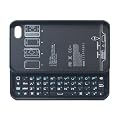 �T�C�Y M Design iPhone4/4S�p AIR SLIDE KEYBOARD CASE2 Bluetooth�ڑ��L�[�{�[�h �u���b�N MDKC-IP4S-BK