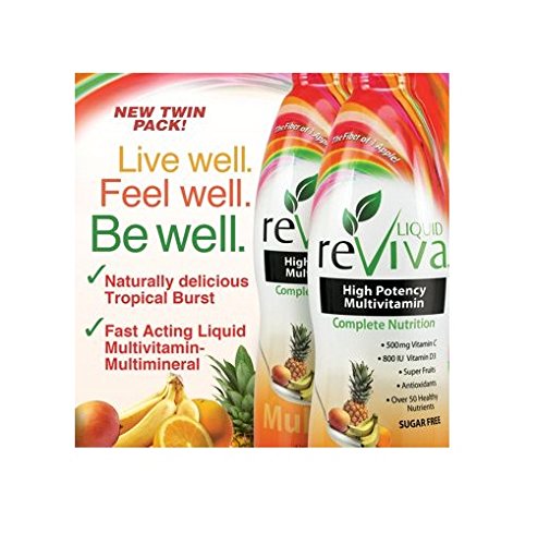 LIQUID reViva® Dietary Supplements Multivitamins Twin Pack