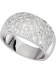 1 ct tw Micro Pave Diamond Ring - Size 8