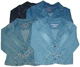 Little Girls' Stretch Denim Blazer