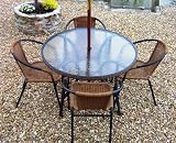 Conservatory 106cm Bistro 4 Seater Set
