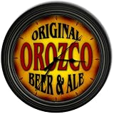 Orozco 's Beer and Ale Cascading Pub Wall Clock
