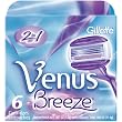 Gillette Venus Breeze Womens Razor Refill Cartridges, 6-Count