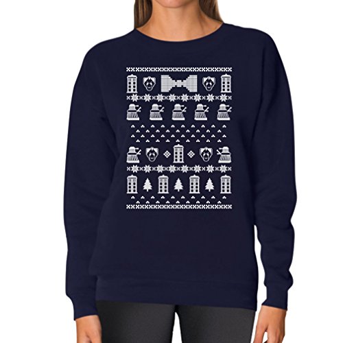TeeStars Women's - Doctor Christmas Sweater Sweatshirt