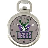 Game Time Men's NBA Milwaukee Bucks Pocket Watch #NBA-PW-MIL