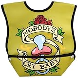 51bDvYWmwiL._SL160_ Dex Dura Bib Baby - Bad to the Bib - Different Styles, Nobodys Baby Cry