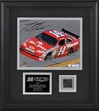 Tony Stewart - Old Spice - 8x10 Photograph with Facsimile Autograph and Race Used Tire