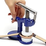 BABAN 腕時計 工具 裏蓋閉め器　簡単操作 プロ仕様　電池交換 修理 ゴムリング付き メンテナンス用 ブルー