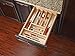Rev-A-Shelf - 4WCT-1SH - 2-3/8 in. Small Wood Cutlery Drawer Insert