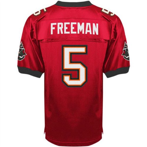 Tampa Bay Buccaneers #5 Freeman Red Jerseys Authentic Football Jersey Size 48-56 (Please Select the Size When You Order, Can Do Drop Shipping)