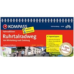 Ruhrtalradweg: Fahrradf�hrer mit Top-Routenkarten im optimalen Ma�stab