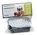 RSVP Replacement Charcoal Filters for 4.5 Quart Bamboo Compost Pail, Set of 3
