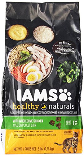 IAMS Healthy Naturals With Wholesome Chicken Dry Cat Food 3 Pounds