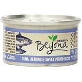 Purina Beyond Natural Canned Cat Food, Tuna, Herring and Sweet Potato Recipe, 3-Ounce Can, Pack of 12